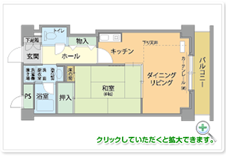 芸術の森シルトピア 住居詳細　間取り図