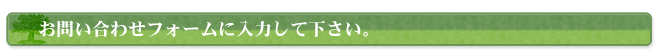 お問い合わせフォームに入力して下さい。